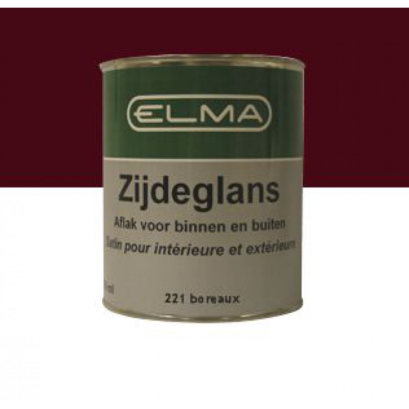 Elma Zijdeglans 221 Bordeaux 750ML