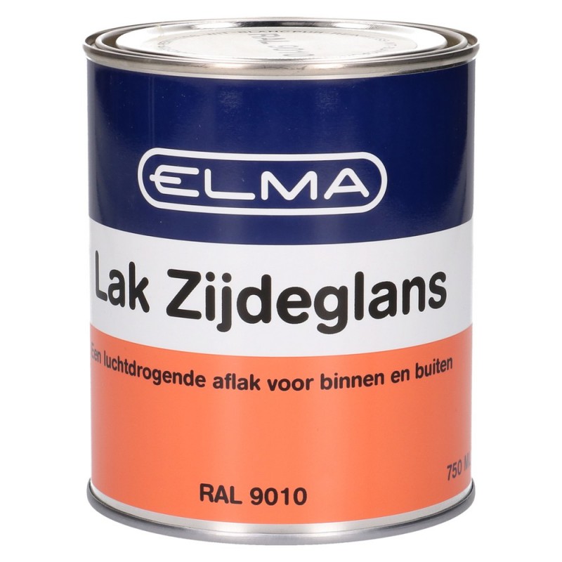 Elma Zijdeglanslak Zuiver Wit 750ML