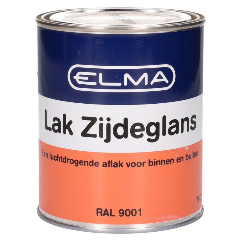 Elma Zijdeglanslak Crème Wit 750ML