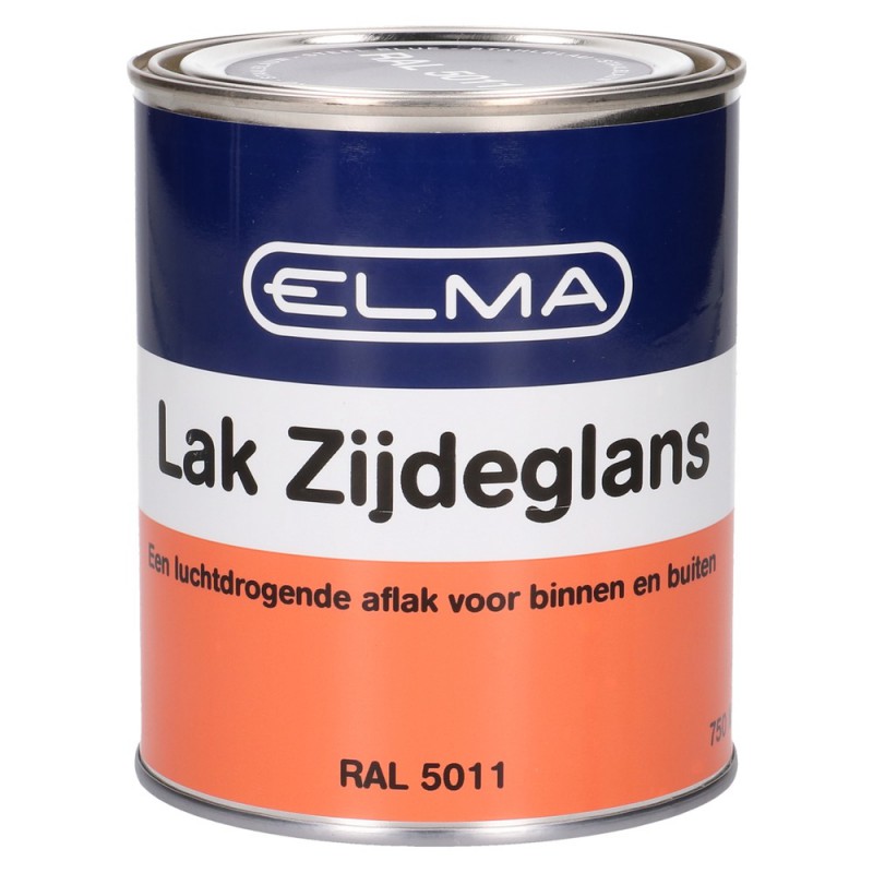 Elma Zijdeglanslak Staalblauw 750ML