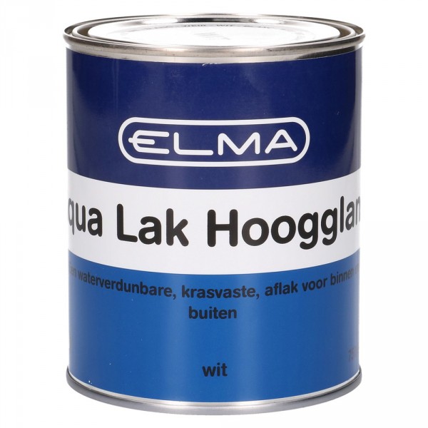 Elma Aqua Hoogglanslak Wit 750ML