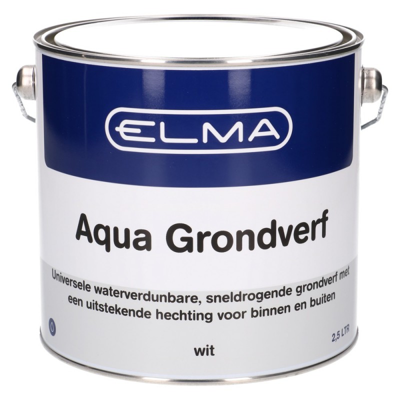 Elma Aqua Grondverf Wit 2.5L