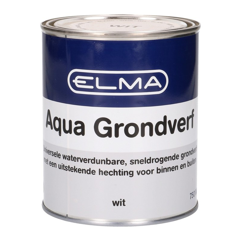 Elma Aqua Grondverf Wit 750ML