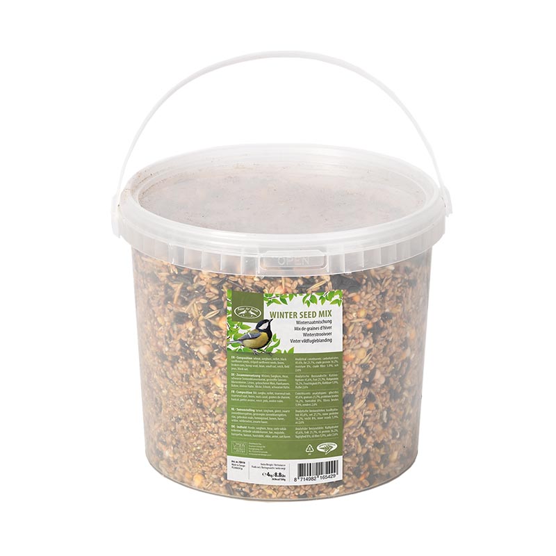 Esschert Vogelvoer | Winter Strooivoer 4 Kg Emmer