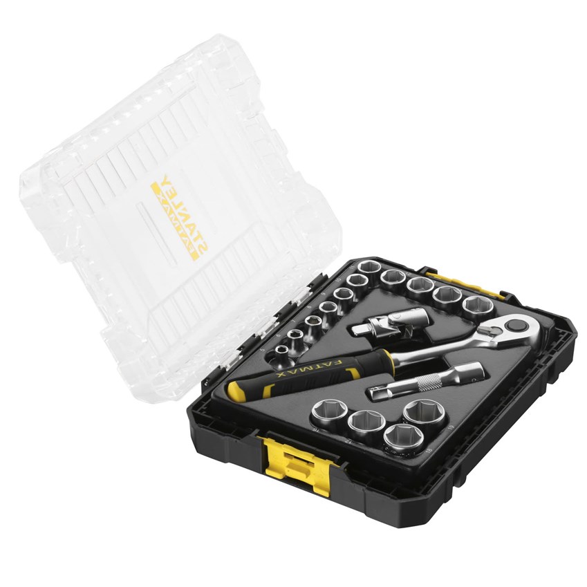 Afbeelding Stanley FatMax 3/8" Doppenset (18 delig) door Haxo.nl