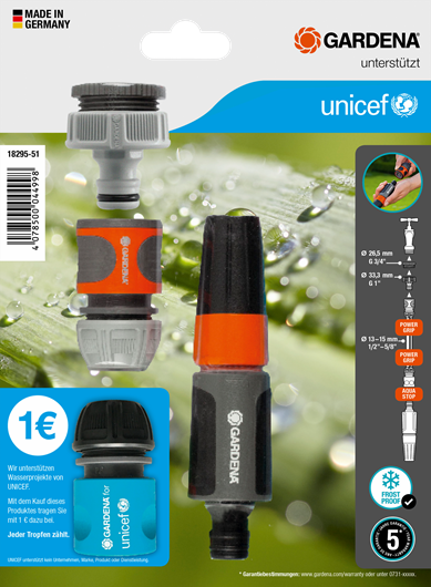 Gardena Steun Unicef Startset