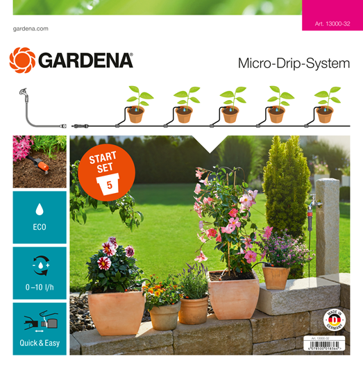 Gardena Startset Terras / Balkon S - Bewateringssysteem -