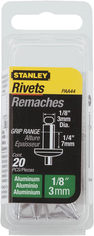 Stanley Popnagels 3 x 6.5mm 20 stuks