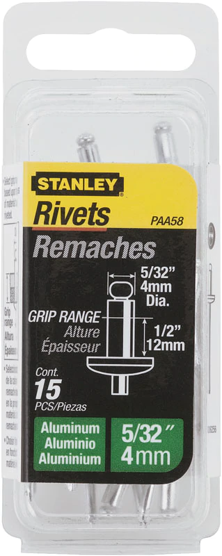 Stanley Popnagels 4 x 12,5mm 15 stuks