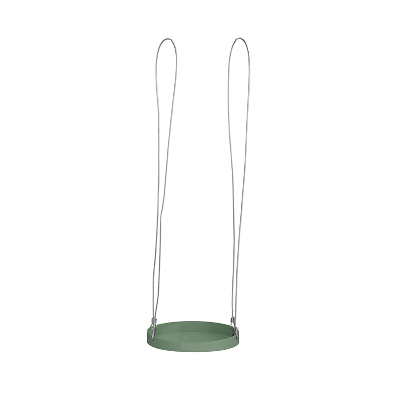 Afbeelding Plantenplateau hanger rond groen L door Haxo.nl