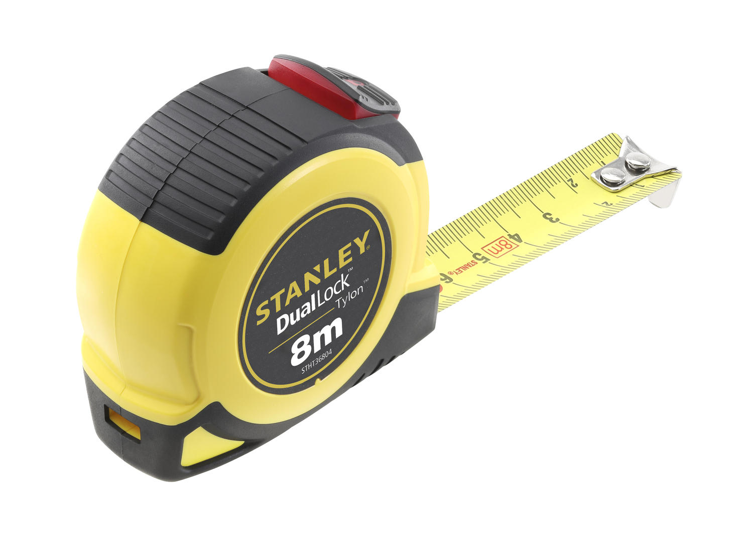 Stanley Tylon Dual Lock Rolmaat 8 Meter | Rolmeter | Rolbandmaat