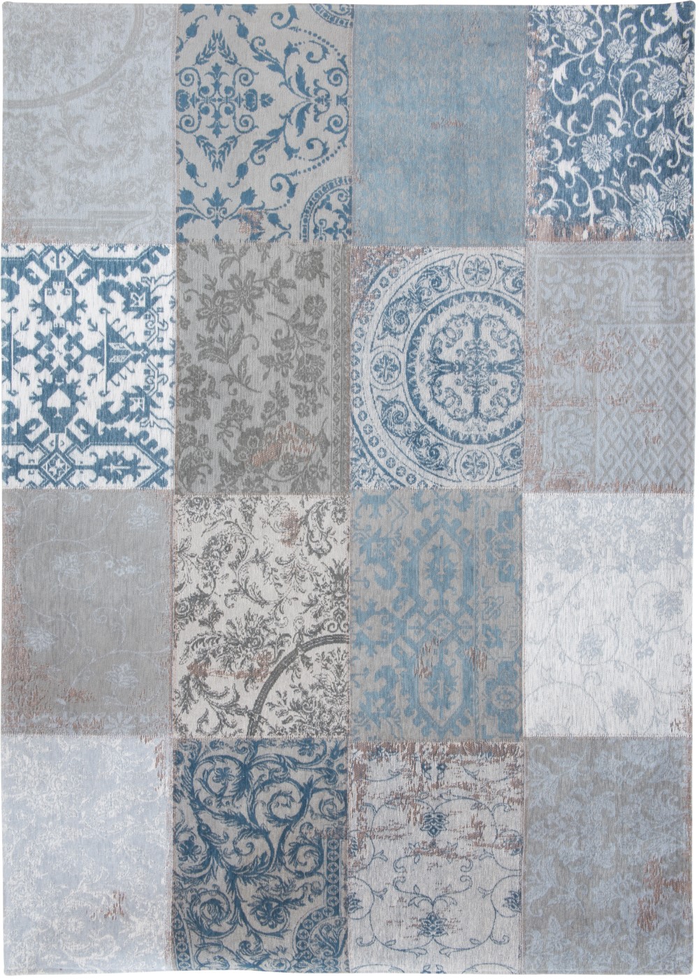 Eurogros Vloerkleed Vintage Bruges Blue 140 x 200 cm