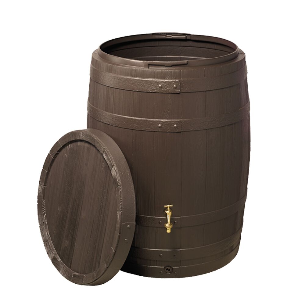 Afbeelding Barrica regenton darkwood 260 liter door Haxo.nl