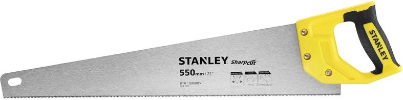 Stanley Universeel zaag Sharpcut 550 mm 11T/inch