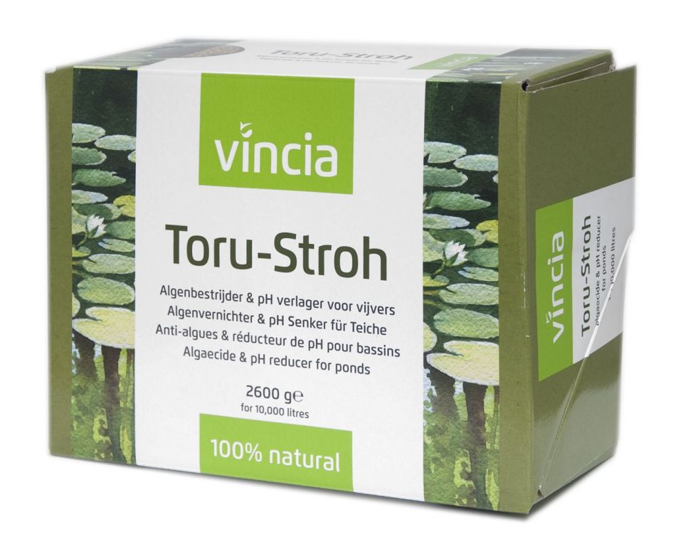 Afbeelding Velda Toru-Stroh Biologische Algenbestrijder 2600 Gram voor 10.000 liter water door Haxo.nl