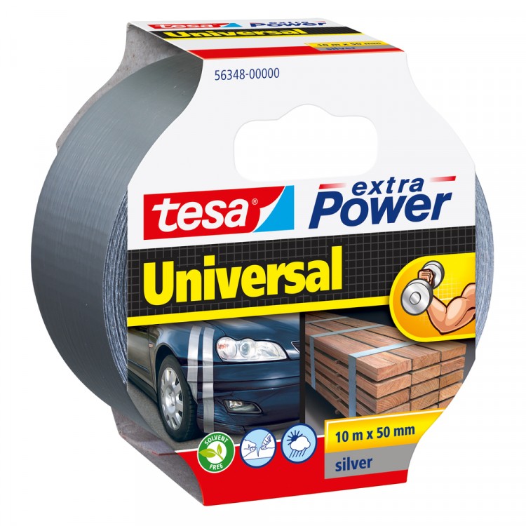Afbeelding Tesa Extra Power Universal Tape Grijs 50 mm 10 Meter door Haxo.nl