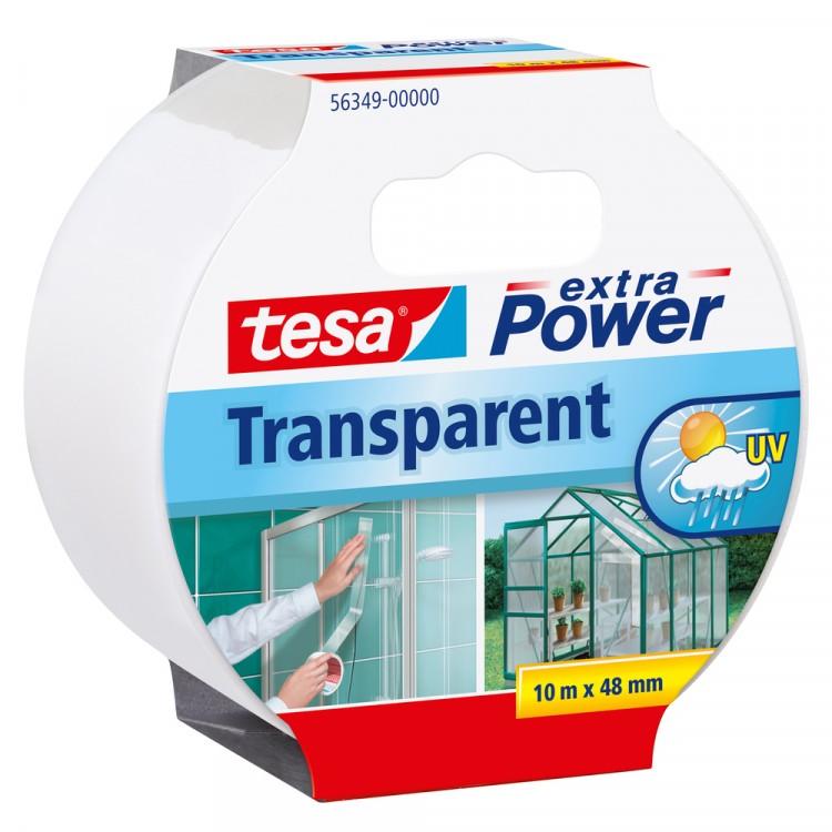 Afbeelding Tesa Extra Power Universal Tape Transparant 48 mm 10 Meter door Haxo.nl