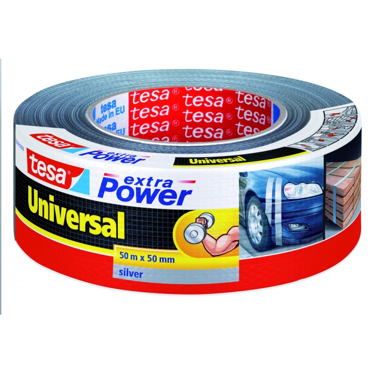 Afbeelding Tesa Extra Power Universal Tape Grijs 50 mm 50 Meter door Haxo.nl
