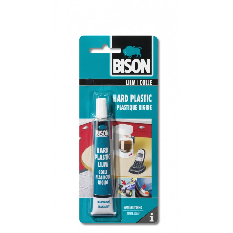 Afbeelding Bison PVC-Lijm Hard Plastic 25 ml door Haxo.nl