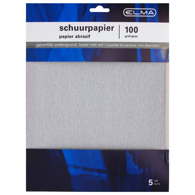 Afbeelding Elma Schuurpapier No-Fill Grof 28 x 23 cm 5 Stuks door Haxo.nl