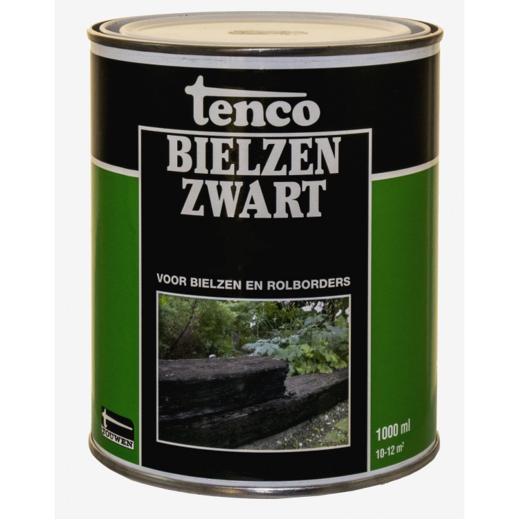 Afbeelding Tenco Tencobiels Diepzwart 1 Liter door Haxo.nl