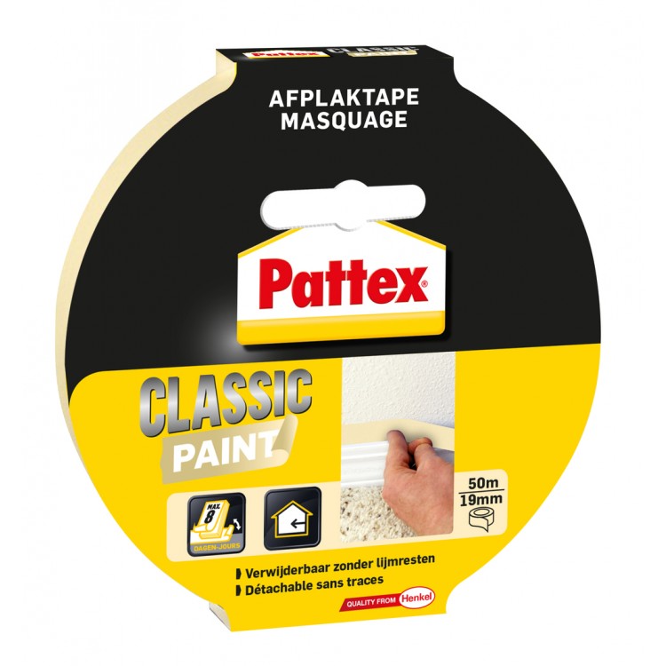 Pattex Afplaktape Classic Paint 19 mm 50 Meter