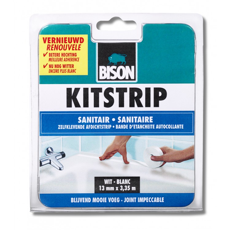 Bison Kitstrip Sanitair Wit 38 mm 3.35 Meter