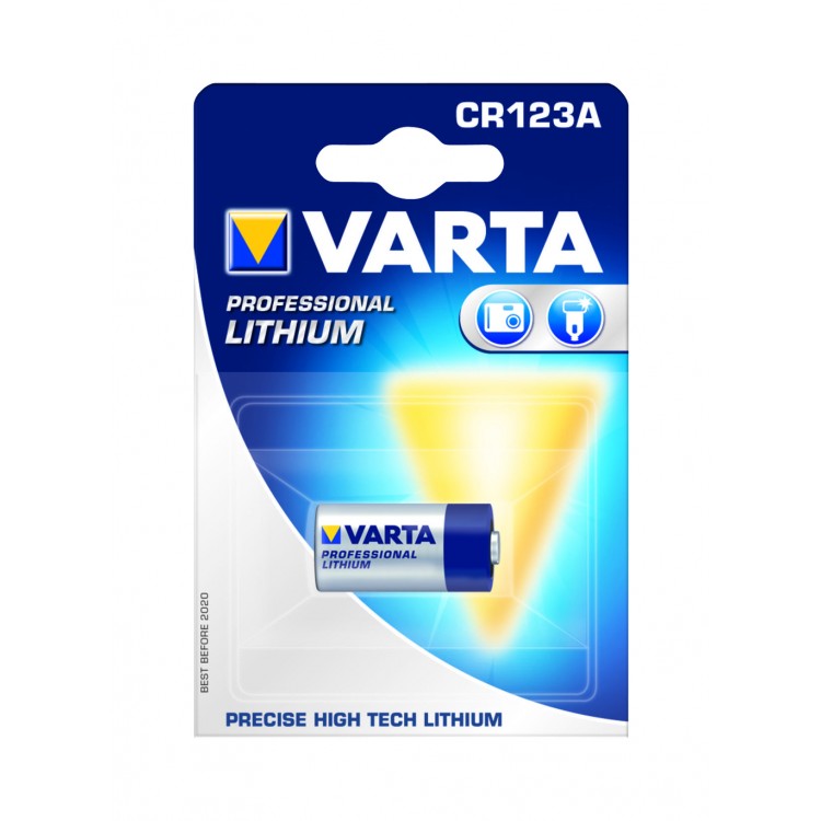 Afbeelding Varta Lithium Batterij Professional CR123A door Haxo.nl