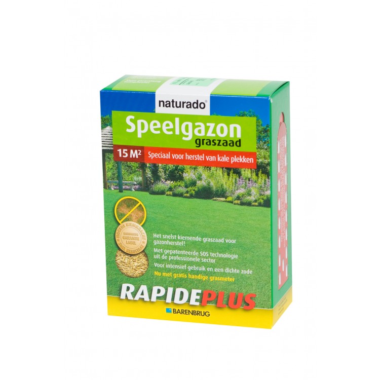 Afbeelding Naturado Graszaad Rapide Plus Voor Kale Plekken 270 Gram 15m2 door Haxo.nl