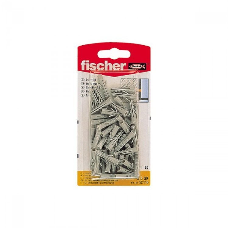 Fischer Plug S Nylon 5 x 25 mm 50 Stuks