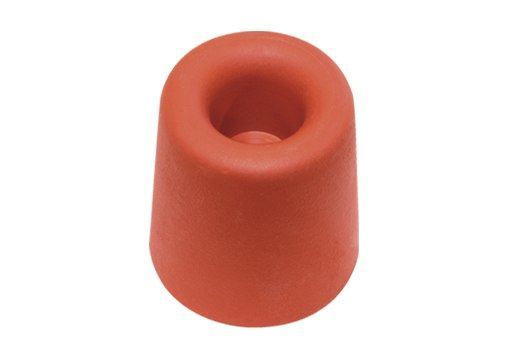 Deurbuffer / DX / Ø40x73mm / rubber / rood