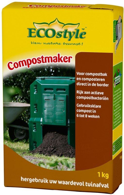 Afbeelding Ecostyle Compostmaker 1kg door Haxo.nl