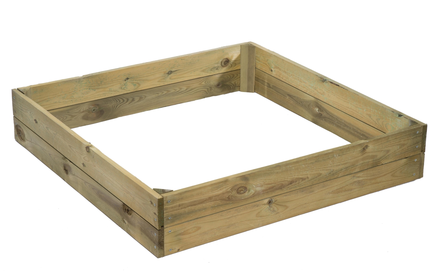 Nature Kweekbed Vierkant Hout 100 x 100 x 20 cm