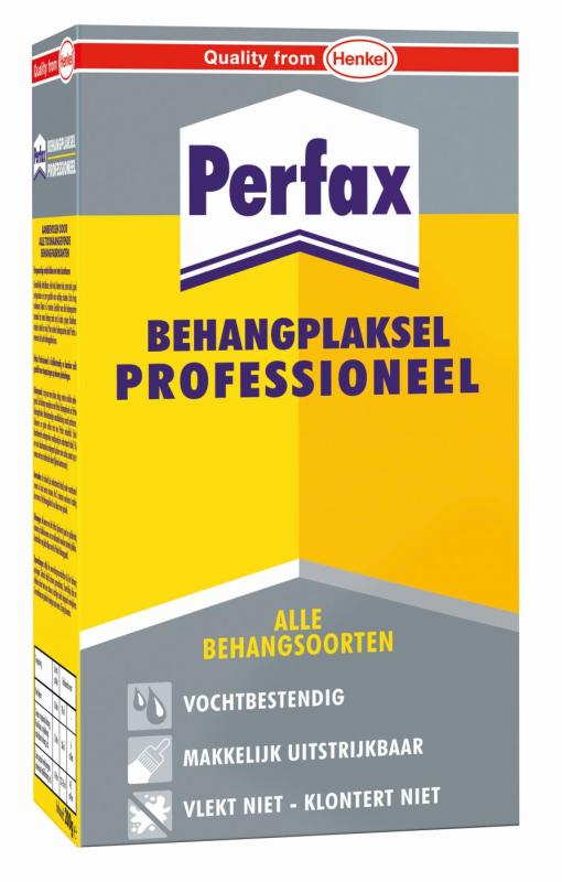 Afbeelding Perfax Behanglijm Poeder Professioneel 200 Gram door Haxo.nl