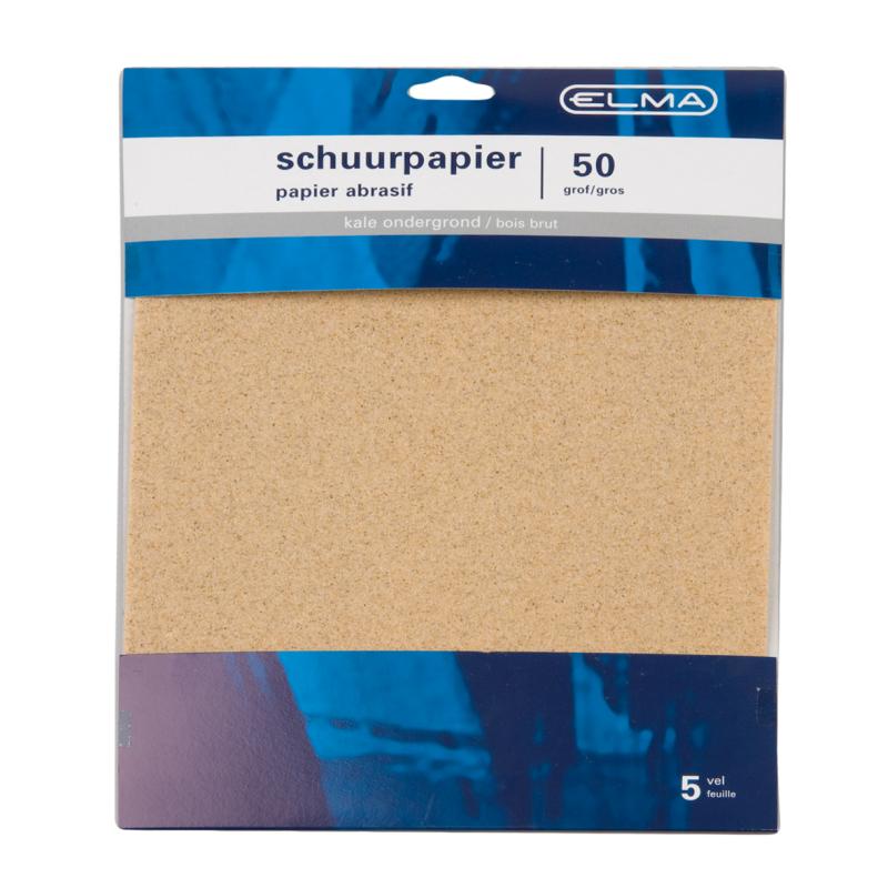 Afbeelding Elma Schuurpapier Flint Grof 28 x 23 cm 5 Stuks door Haxo.nl