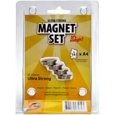MagPaint Magneet Staal Ultra Sterk Ø 23 mm 4 Stuks