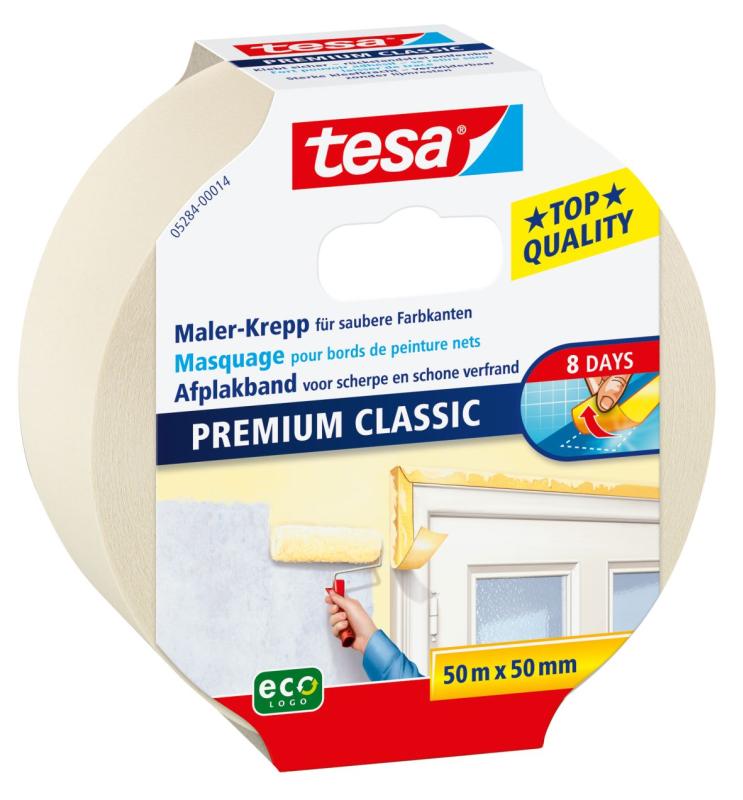 Tesa Afplaktape Premium Classic 50 mm 50 Meter