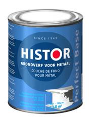 Afbeelding Histor Grondverf Perfect Base Metaal Wit 250 ml door Haxo.nl
