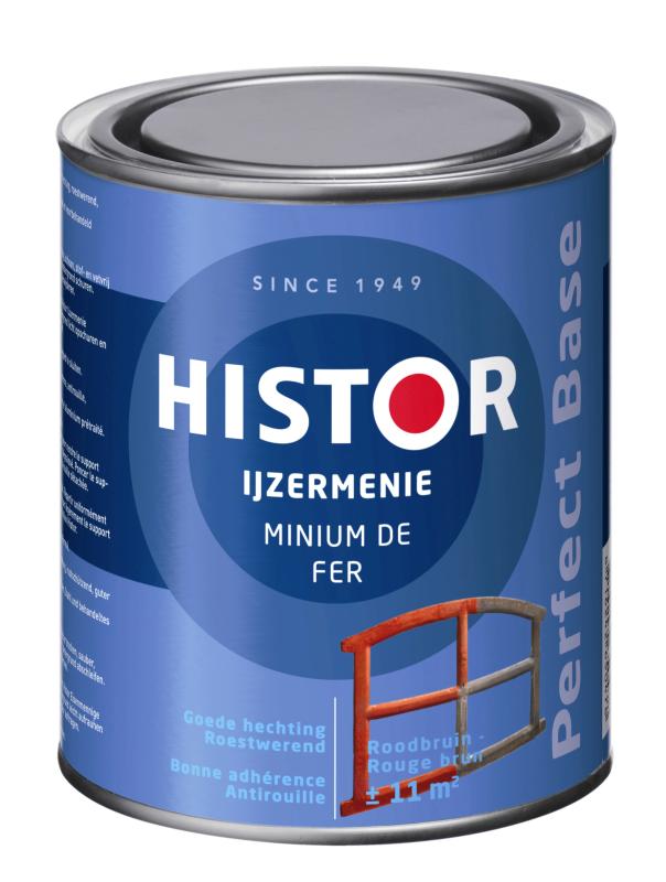Afbeelding Histor IJzermenie Perfect Base Roodbruin 250 ml door Haxo.nl