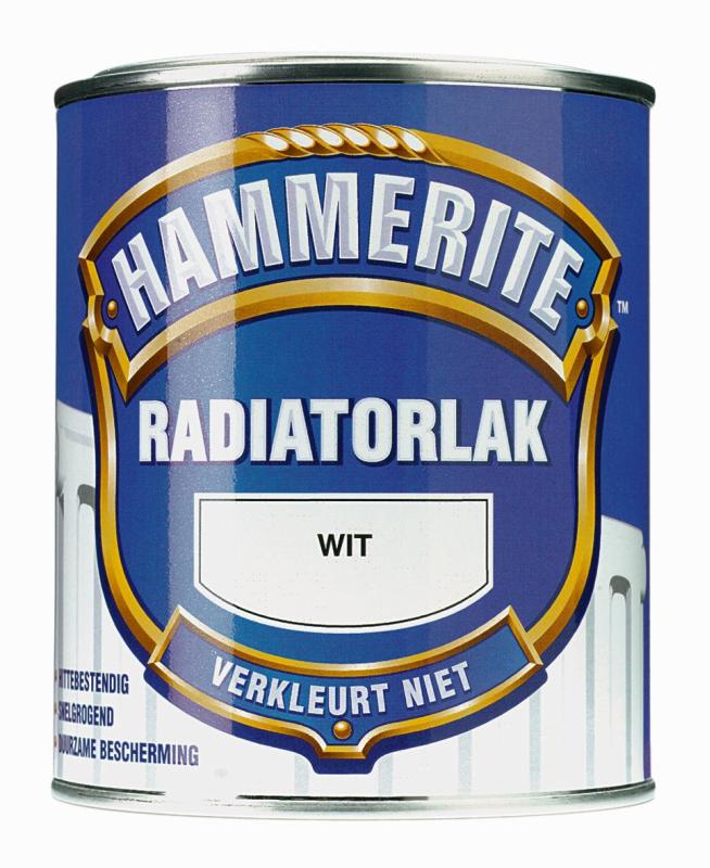Afbeelding Hammerite Radiatorlak Wit RAL9010 - 250 ml door Haxo.nl