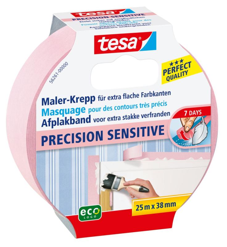 Afbeelding Tesa Afplaktape Precision Sensitive 38 mm 25 Meter door Haxo.nl