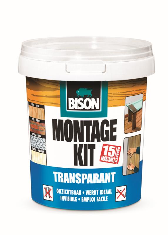 Bison Montagekit Emmer Transparant 700 Gram