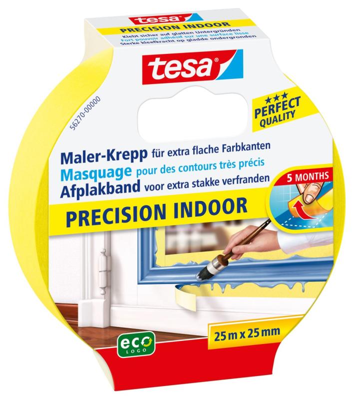 Afbeelding Tesa Afplaktape Precision Indoor 25 mm 25 Meter door Haxo.nl