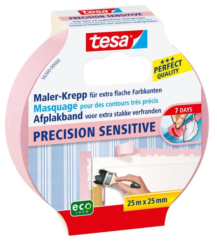 Afbeelding Tesa Afplaktape Precision Sensitive 25 mm 25 Meter door Haxo.nl