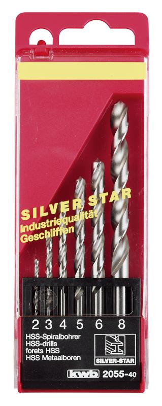 KWB Metaalborenset Silverstar 2-8 mm 6-Delig