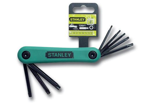 Afbeelding Stanley Stiftsleutelset Torx 9-40 mm 8-Delig door Haxo.nl