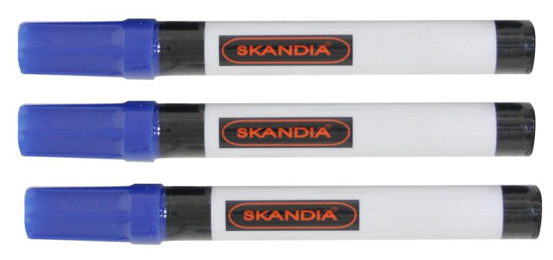 Skandia Viltstift Blauw 2 mm 3 Stuks