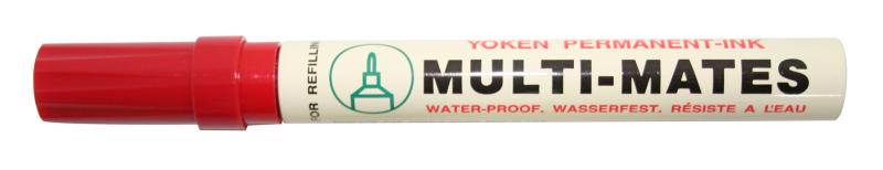 Yoken Viltstift Extra Dun Rood yoken kopen in de aanbieding