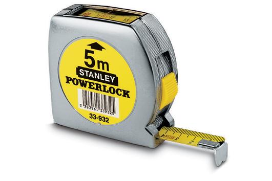 Afbeelding Stanley Rolbandmaat Powerlock Venster 5 Meter door Haxo.nl