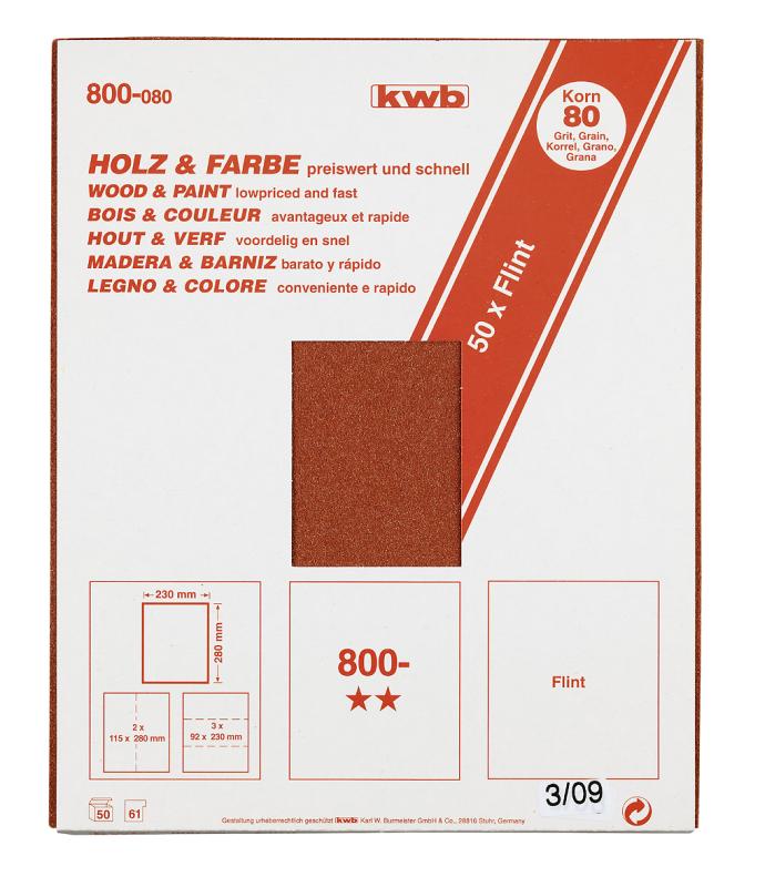 Kwb Schuurpapier Flint K80 50 Stuks kwb kopen in de aanbieding Kwb Schuurpapier Flint K80 50 Stuks kwb kopen in de aanbieding
